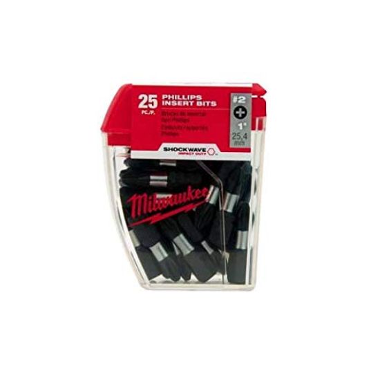 Picture of Milwaukee® Tool Shockwave #2 Square Recess 10Pk Tic-Tac Part# - 48-32-4607