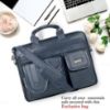 Picture of Zipline Office Synthetic Leather laptop bag for Men women, 15.6" compatible laptop Messenger Bags for Men & Women (1-Blue Bag)