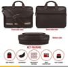 Picture of Zipline Office Faux Leather laptop bag for Men - Fits 14/15/15.6 inch Laptop/Tablet Messenger Bags For Mens (1-Brown Bag)