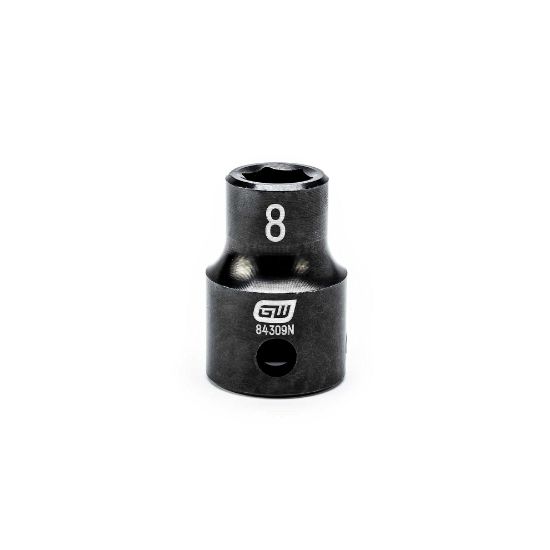 Picture of Gearwrench® 3/8" Drive 6 Point 8Mmstandard Impact Socket Part# - 84309N