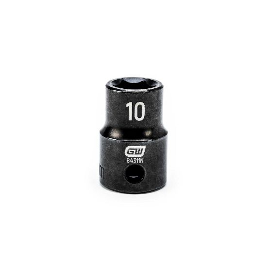 Picture of Gearwrench® 3/8" Drive 6 Point 10Mmstandard Impact Socket Part# - 84311N