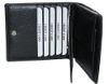 Picture of K London Black Multi Card Coin Pocket & 2 ID Window Real Pure Leather Mens Wallet - 2005_blk