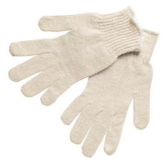 Picture of Mcr Safety Large Cotton/Polyester Natural String Knit Glove Part# - 9636Lm