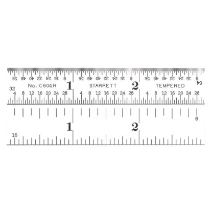 Picture of L.S. Starrett C604R-3 3" Steel Rule Part# - 56466