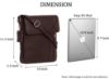 Picture of WildHorn Leather 11 inch Sling Messenger Bag for Men I Multipurpose Crossbody Bag I Travel Bag with Adjustable Strap (BROWN)