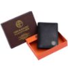Picture of HAMMONDS FLYCATCHER Genuine Leather Card Holder for Men and Women, Black | RFID Protected Leather Card Holder Wallet for Men| Card Wallet Upto 8 Credit Cards/Debit Cards- Slim Bi-Fold Card Holder