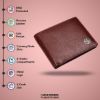 Picture of HAMMONDS FLYCATCHER Genuine Nappa Leather Wallets for Men | Brown Men's Wallet | RFID Protected Leather Wallet for Men | Mens Wallet with 4 Card Slots | Purse for Men/Money Bag - Gift for Him