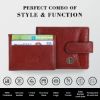 Picture of HAMMONDS FLYCATCHER Genuine Leather Wallets for Men, Brown | RFID Protected Brown Leather Wallet for Men | Mens Wallet | Gift for Valentine Day, Father's Day, Birthday, Raksha Bandhan |