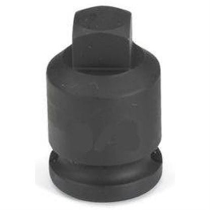 Picture of Grey Pneumatic 3/8" Drive X 11/32" Square Male Pipe Plug Socket Part# - 1011Pp