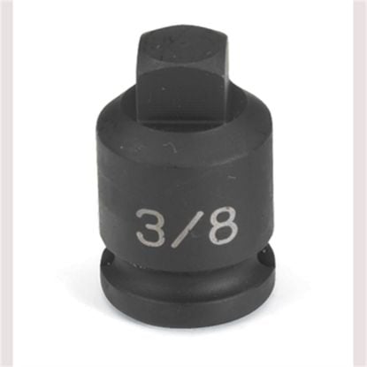 Picture of Grey Pneumatic 3/8" Drive X 3/8" Squaremale Pipe Plug Socket Part# - 1012Pp