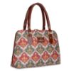 Picture of THE CLOWNFISH Montana Series Handbag for Women Office Bag Ladies Purse Shoulder Bag Tote For Women College Girls (Pink-Rangoli Design)