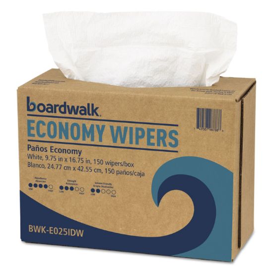 Picture of Boardwalk® Bwke025Idw Wipes Scrim 9.75X16.75 Wh Ct/900 Part# - Bwke025Idw