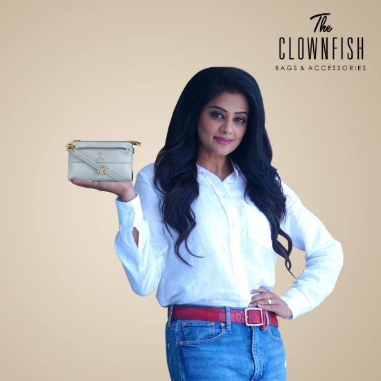 Picture of The Clownfish Priscilla Collection Womens Wallet Clutch Sling Bag Ladies Purse with Multiple Card Holders (Pistachio Green)