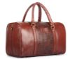 Picture of The Clownfish Roadster Leatherette 27 LTR Brown Travel Duffel (Brown)