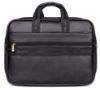 Picture of The Clownfish Bureaucrat Leatherette 15.6 Inches Laptop Bag (Jet Black)