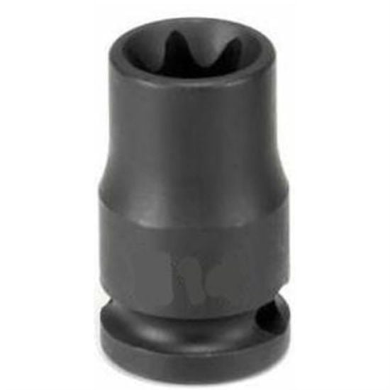 Picture of Grey Pneumatic 3/8" Drive X E6 Externalstar Impact Socket Part# - 1106Et