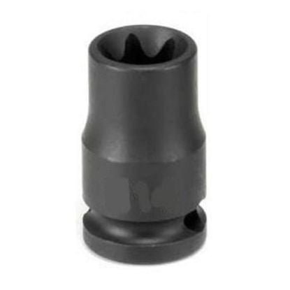 Picture of Grey Pneumatic 3/8" Drive X E10 External Star Impact Socket Part# - 1110Et