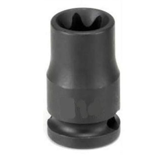 Picture of Grey Pneumatic 3/8" Drive X E12 External Star Impact Socket Part# - 1112Et