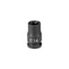 Picture of Grey Pneumatic 3/8" Drive X E14 External Star Impact Socket Part# - 1114Et