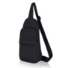 Picture of WildHorn Stylish Sling Crossbody Bag for Men,Chest Shoulder Bag for Men Women, Adjustable Strap for Commuting Travel Outdoor Activities (Black)