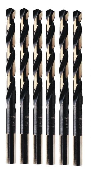 Picture of Irwin® 17/64" Black & Gold Hssdrill Bit 135 Deg Part# - 3019017B