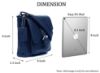 Picture of WildHorn Leather Sling Messenger Bag for Men I Multipurpose Crossbody Bag I Travel Bag with Adjustable Strap I IDIMENSION: L- 7.5 inch H- 9 inch W- 2.5 inch