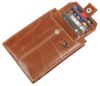Picture of WildHorn Leather Wallet for Men | Ultra Strong Stitching | Handcrafted | Zip Wallet with 9 Card Slots | 2 ID Slots (Tan Crunch)