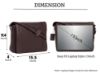 Picture of WildHorn Classic Leather 13 inch Laptop Messenger Bag for Men I Office Bags I Travel Bags I Adjustable Strap