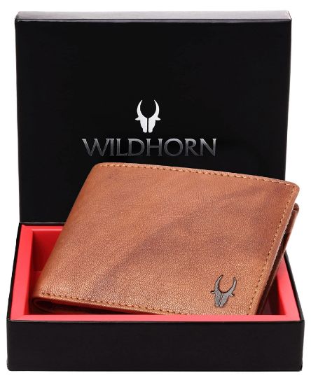 Picture of WILDHORN Leather Wallet for Men (TAN Vintage)