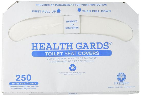 Picture of Hospeco (Pack/250) Toilet Seat Covers Part# - Hg5000