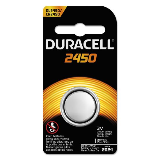 Picture of Duracell 2450 3.0 Lithium Battery(1 Ea/Pk)   36 Bulk Pack Part# - Durdl2450Bpk