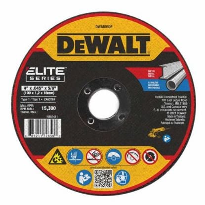 Picture of Dewalt® 4 X .045 X 5/8 Elite T1Cutting Part# - Dwa8950F