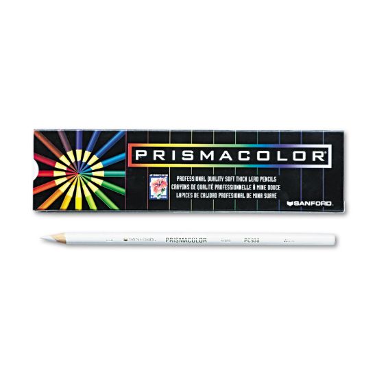 Picture of Prismacolor White Prismacolor Thicklead Art Pencil Part# - 3365