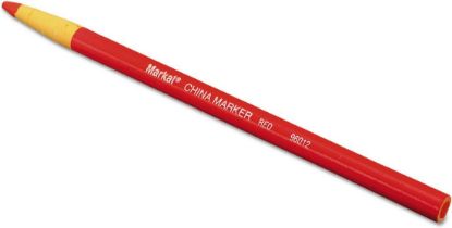 Picture of Markal® China Markers  Paper-Wrapped Tip  Red Part# - 96012