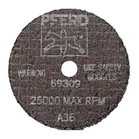 Picture of Pferd 3"X.040"X3/8 Ah Die Grinder Whl Ty1 60 Grit Part# - 69303