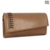 Picture of THE CLOWNFISH Myra Collection Womens Wallet Clutch Ladies Purse Sling Bag with Card slots (Light Brown)