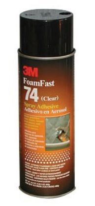 Picture of 3M™ 3M Foamfast 74 Spray Adhesive 24 Oz Clear Part# - 7000121435