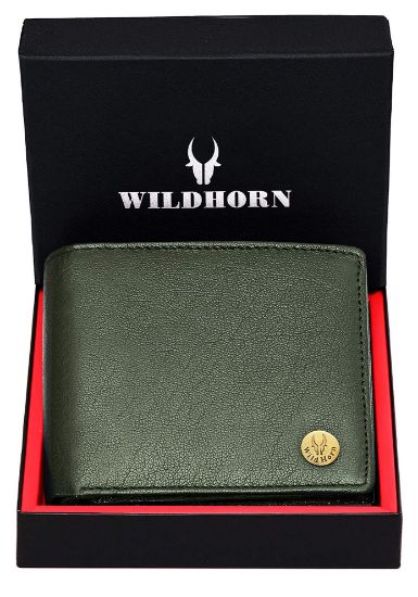 Picture of WildHorn Men's Leather Premium Wallet (Green)
