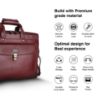 Picture of HAMMONDS FLYCATCHER Laptop Bag for Men - Genuine Leather Office Bag, Messenger Bag - Fits 14/15.6/16 Inch Laptop - New Brown, Shoulder Bag, Hand Bag -Water Resistant, Trolley Strap for Office & Travel