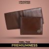 Picture of HAMMONDS FLYCATCHER Genuine Leather Wallets for Men, Brown | RFID Protected Leather Wallet for Men | Mens Wallet with 4 Card Slots | Gift for Valentine Day, Father's Day, Birthday