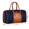 Picture of The Clownfish Concordia Men's and Women's 24 L Canvas Stylish and Spacious Storage Travel Duffle Bag Cabin Luggage (Blue)