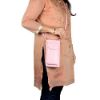 Picture of The Clownfish Siona Ladies Wallet Womens Sling Bag with Front Mobile Pocket (Pink)