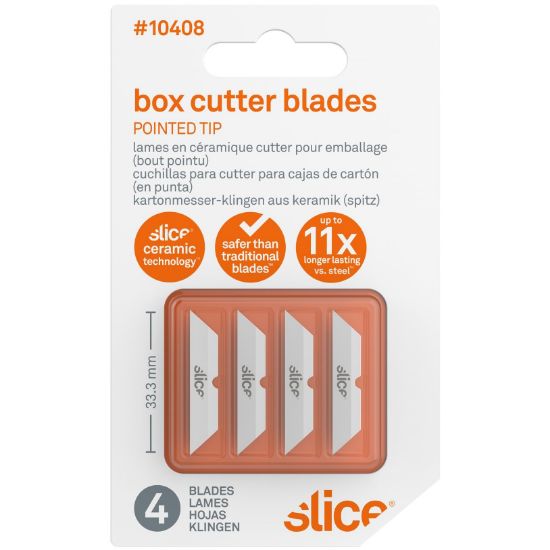 Picture of Slice Slice Box Cutter Blades Pointed Tip  Wh Part# - 10408