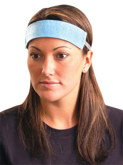 Picture of Occunomix Sweatband/Packed In 25S:Blue Part# - Sb25