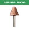 Picture of Dremel® 5/8" Aluminum Oxide Wheel Point 1/8" Shank Part# - 941