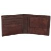 Picture of WildHorn Washed Brown Antique Vintage Look Genuine Men's Leather Wallet