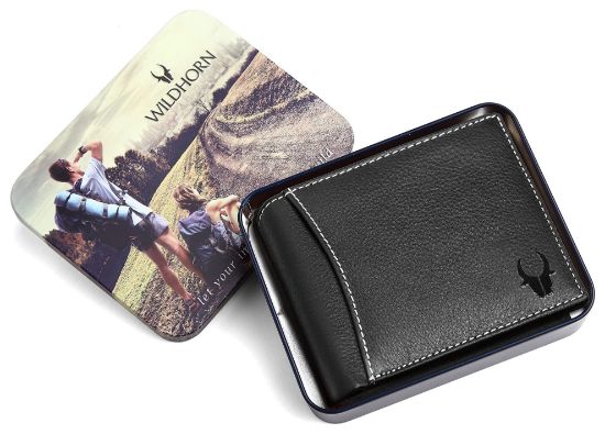 Picture of WildHorn Obsidian Black Leather Men's Wallet (699704)