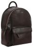 Picture of eske Thomas - Genuine Leather Unisex 30 L Backpack - Fits Upto 14" Inch Laptop - Trolley Strap - Water Resistant - Spacious Compartment - Adjustable Strap
