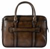 Picture of eske Bert 16" Genuine Leather Laptop/Macbook Bag for Men, Women | Office Bag | Laptop Messenger Bag with Shoulder Strap | Spacious Compartment | Water Resistant