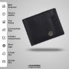 Picture of HAMMONDS FLYCATCHER Gift for Men Combo - Genuine Leather Wallet, Keychain, Ball Pen Set - Wallets with 6 Card Slots, Coin Pocket - Birthday Gift for Husband, Boyfriend - Unique Gifts for Men - Black